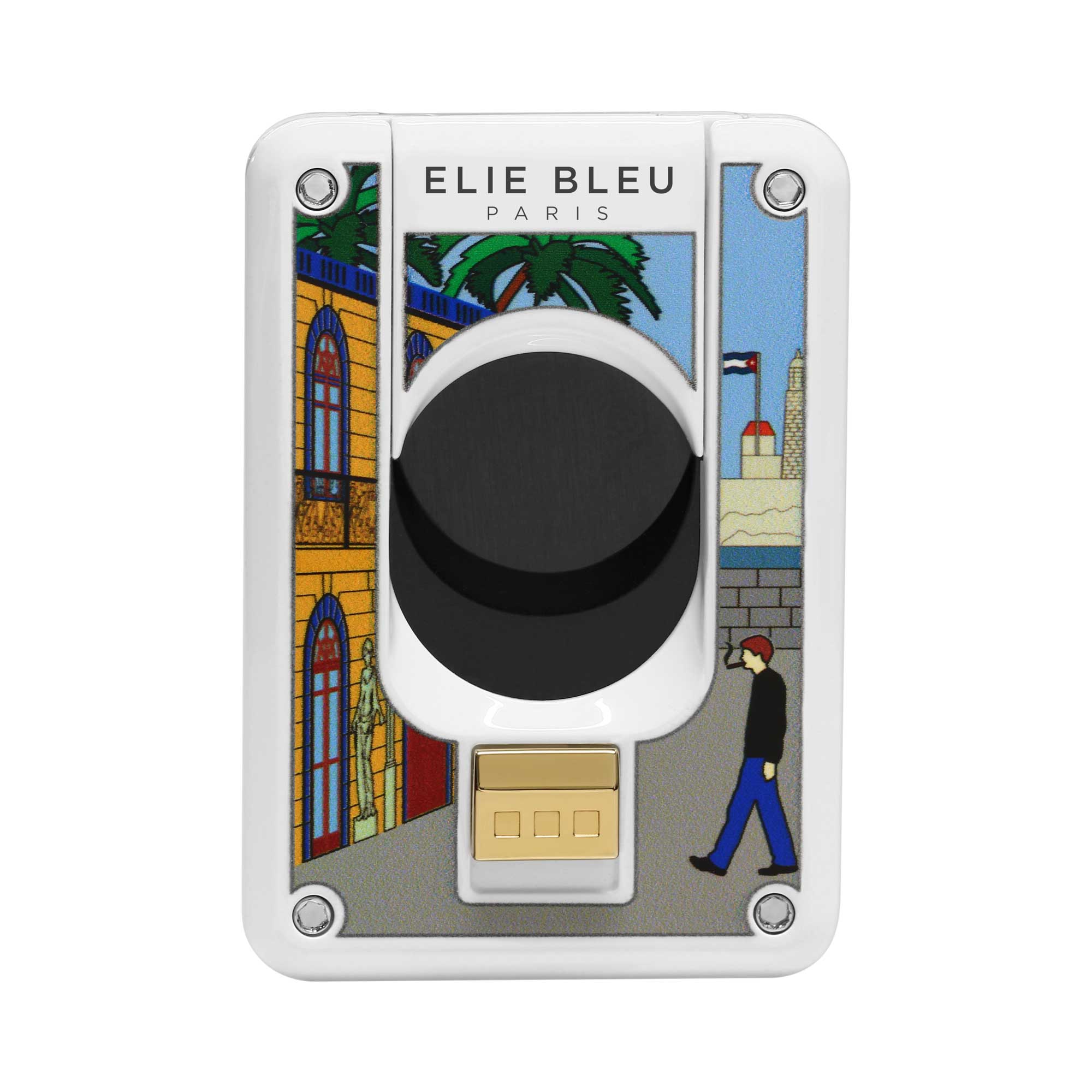 Luxury Cigar Cutter - Guillotine and Scissors by Elie Bleu