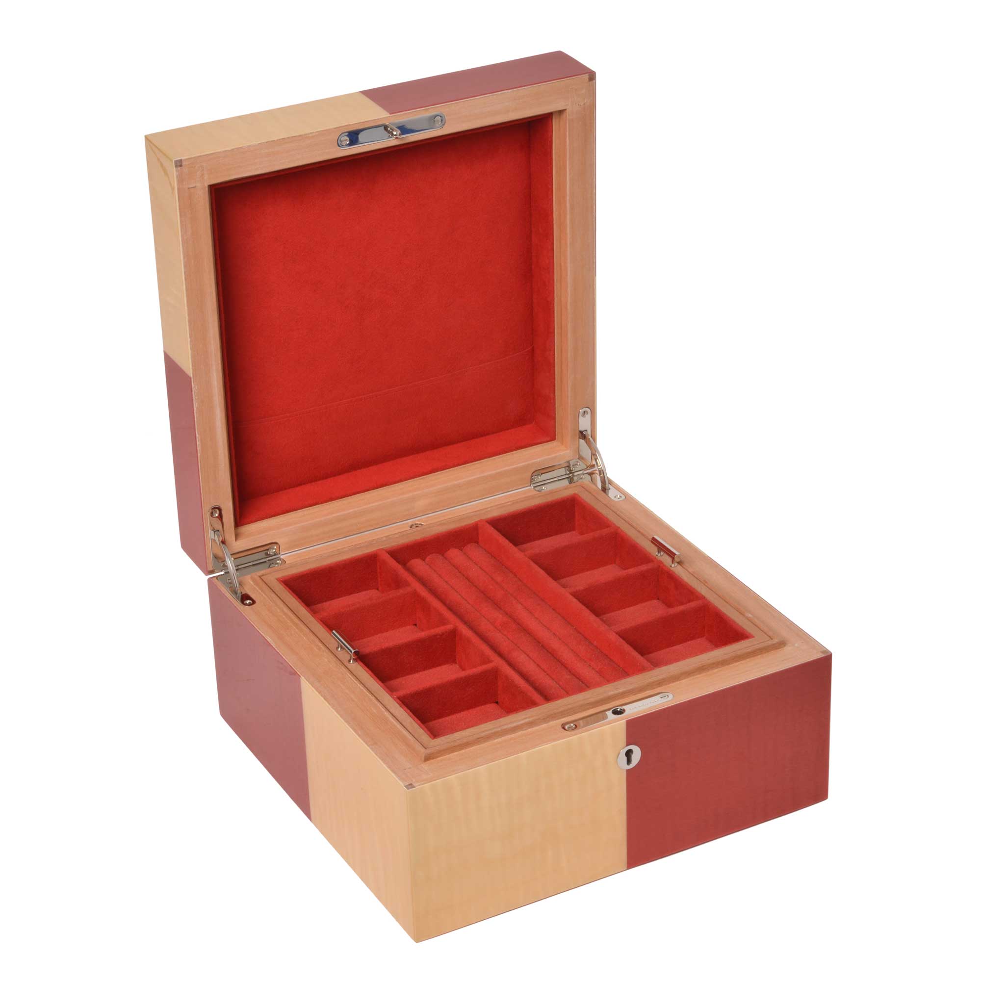 Two-tone - Square-sized jewelry box