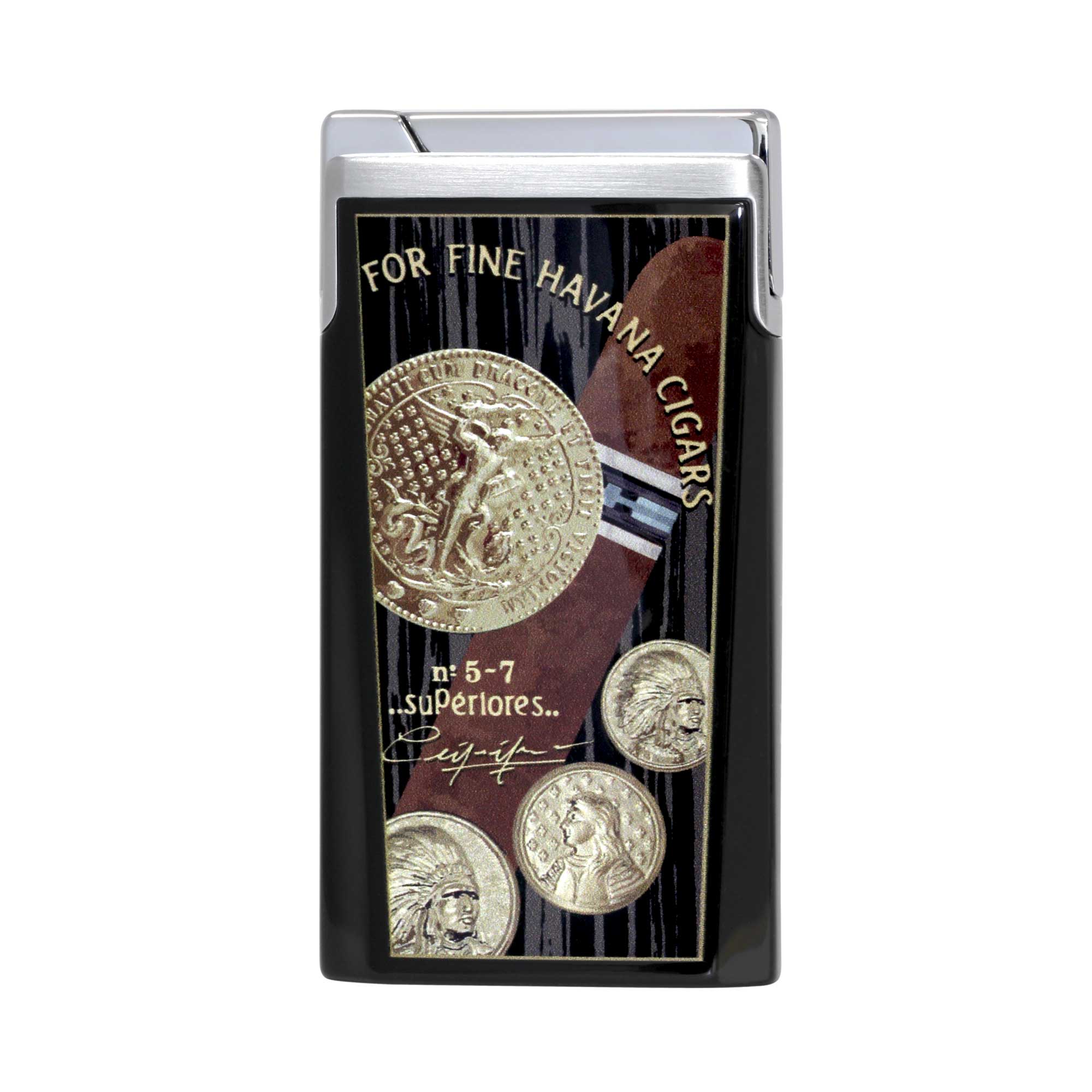 "J15" - Medaille lacquer pocket lighter