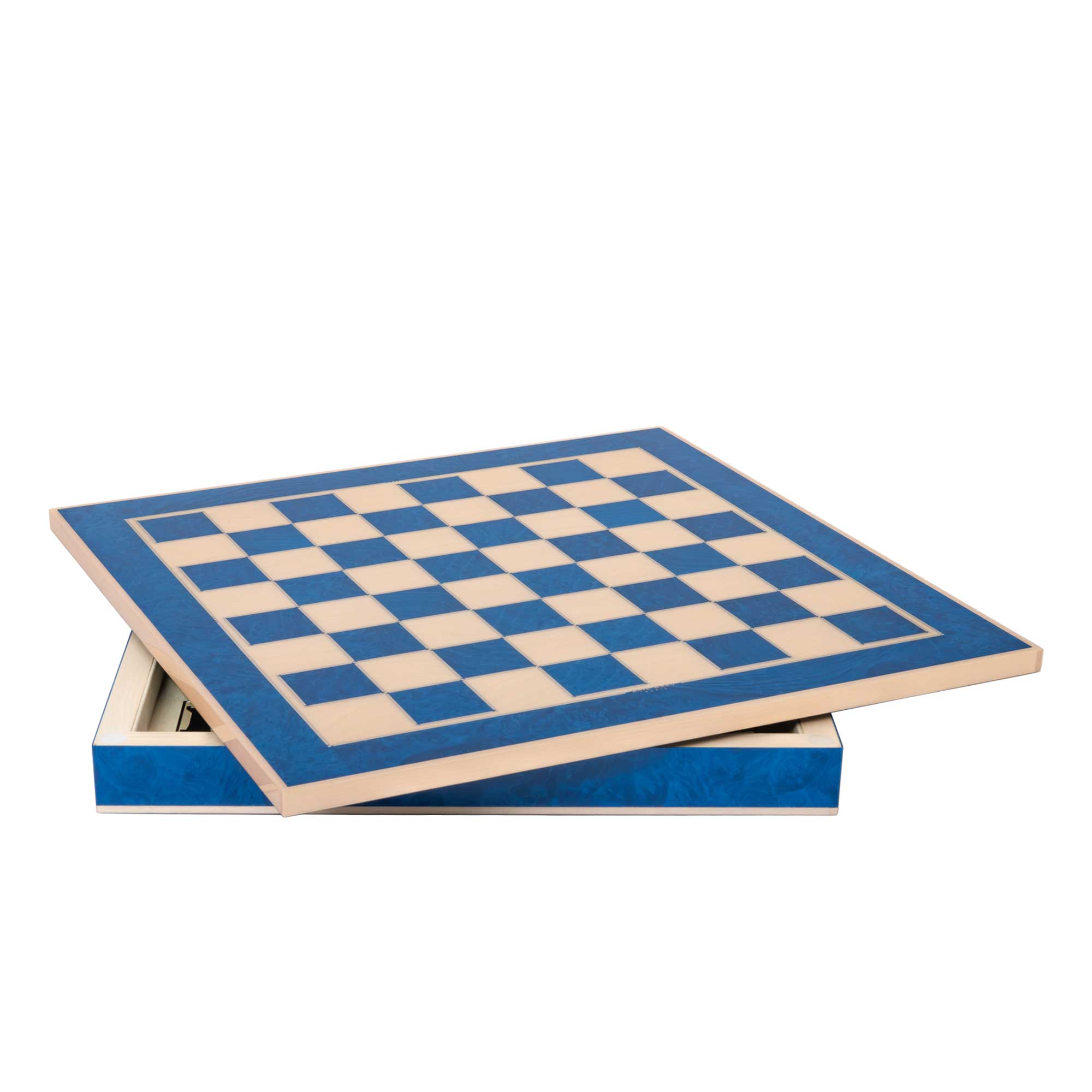 Blue Madrona Burl Chessboard