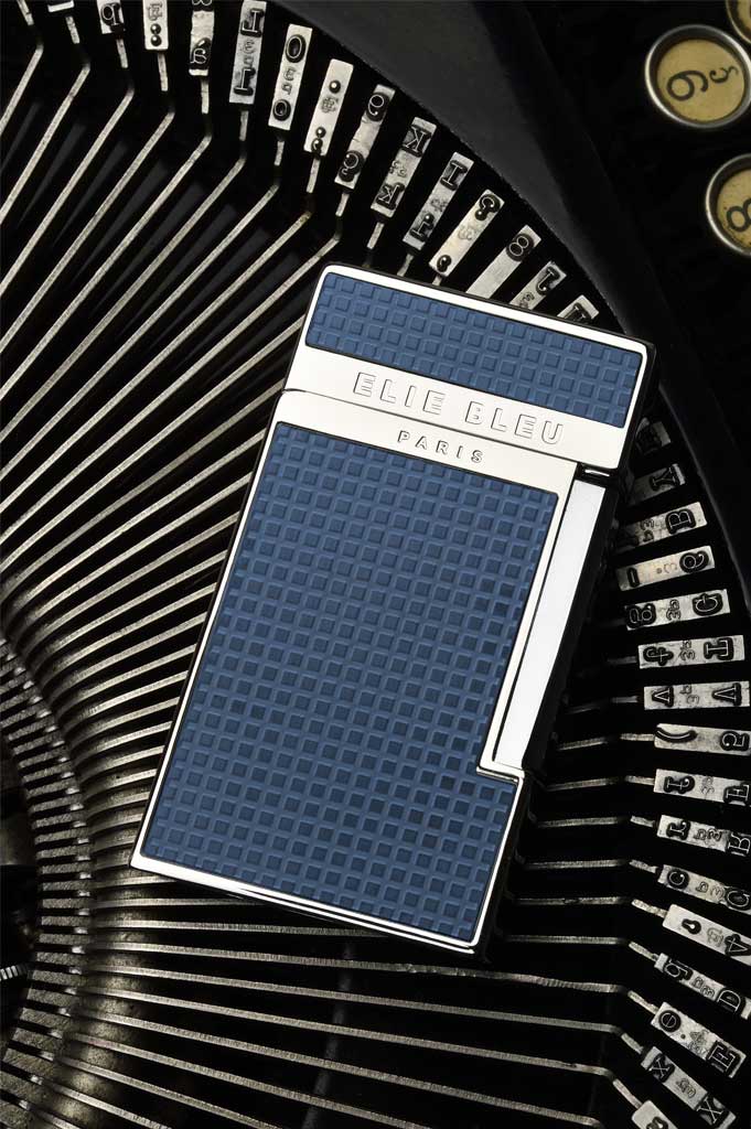 ELIE BLEU PARIS シガートレイ Diamond Jet Flame Cigar Lighter - Grid | Elie Bleu
