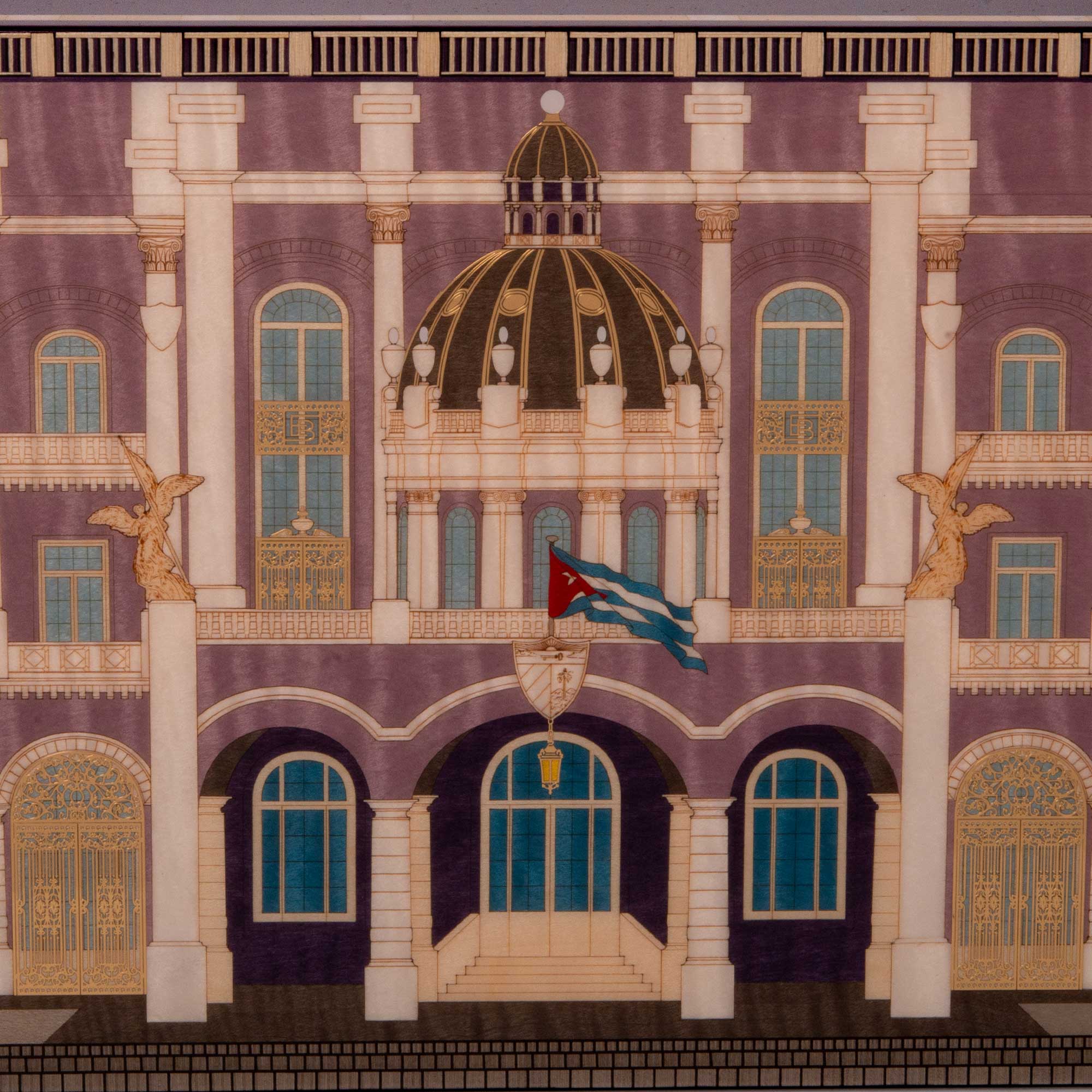 "Palacio de la Revolucion" - 110 cigares - Coffret à Cigares "Casa Cubana"