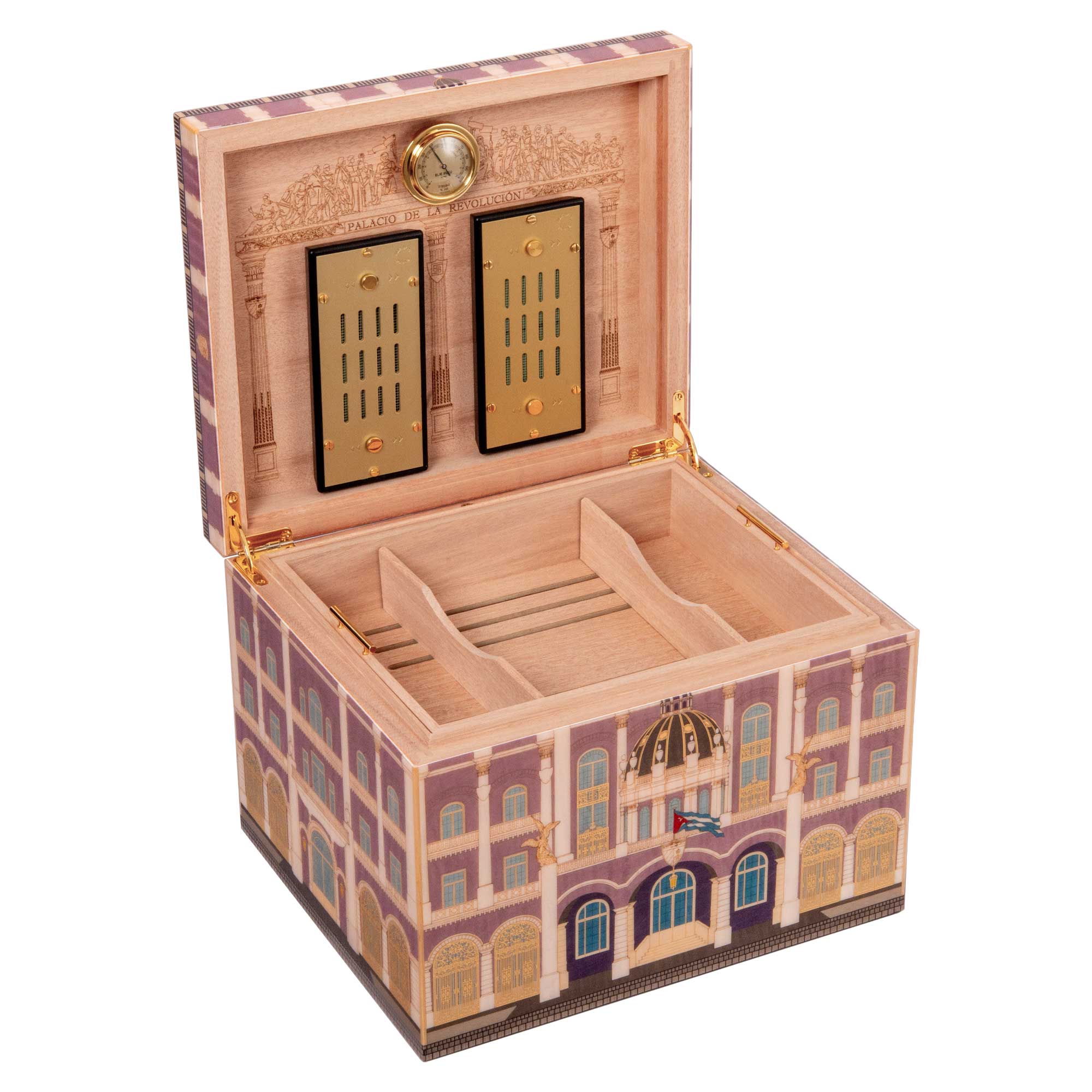 "Palacio de la Revolucion" - 110 cigares - Coffret à Cigares "Casa Cubana"