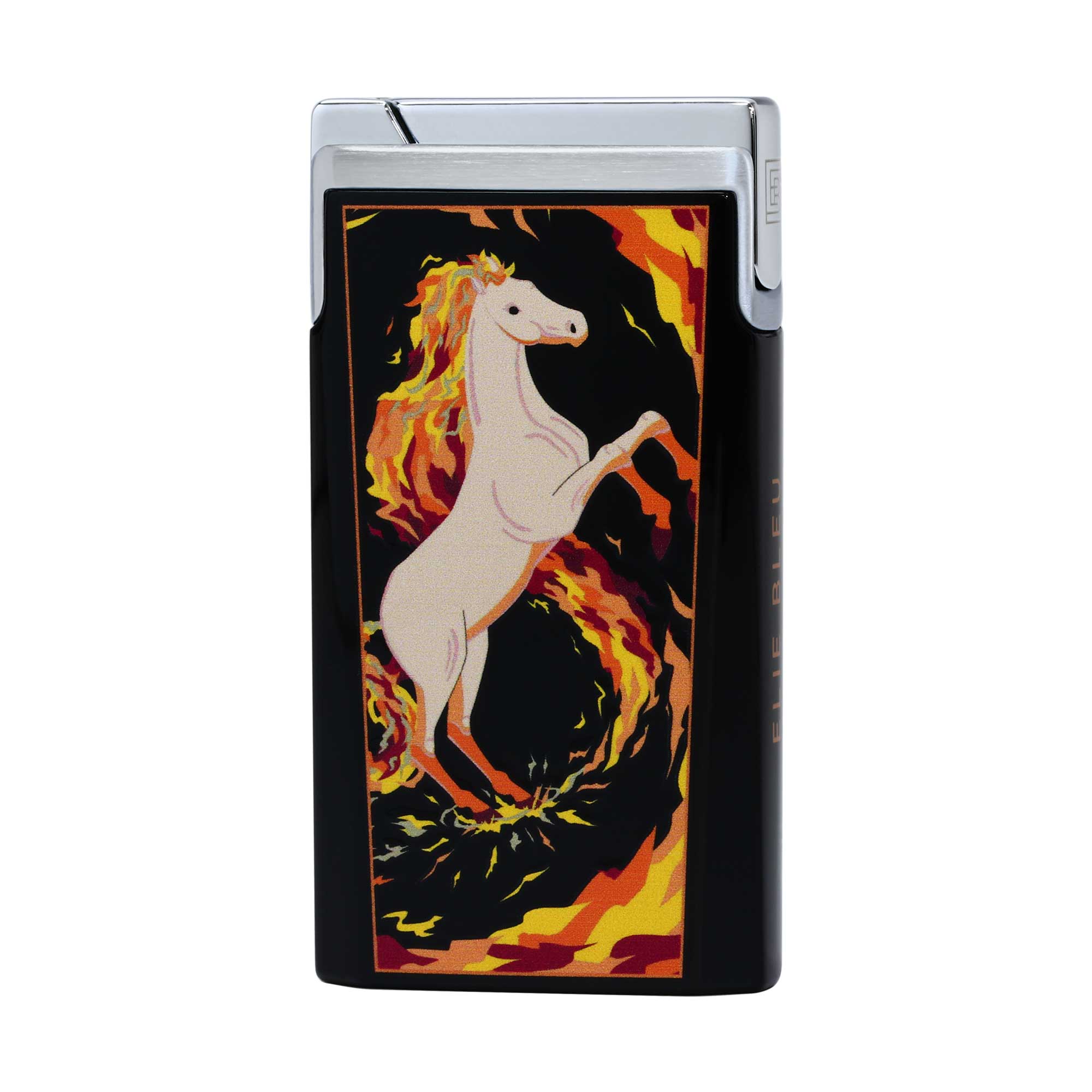 "J15" - Briquet cigare "Cheval de Feu" en laque