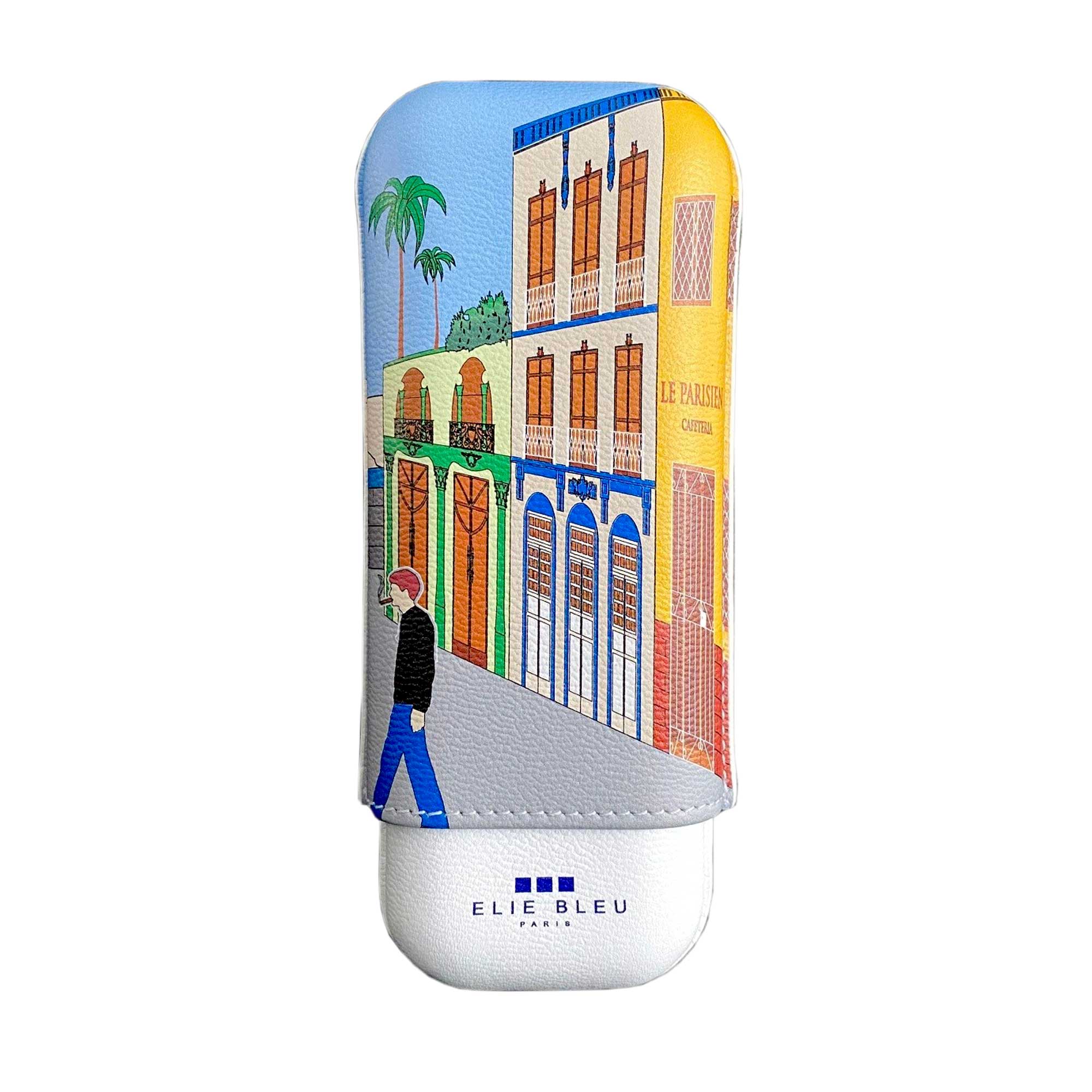 Casa Cubana Cigar Case "Le Parisien" - 2 Cigars caliber 27