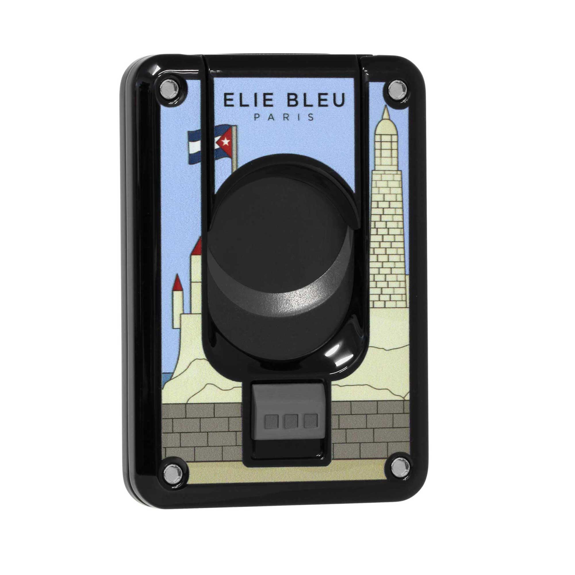 Lacquered Double Blade Cigar Cutter - Casa Cubana - Black blade