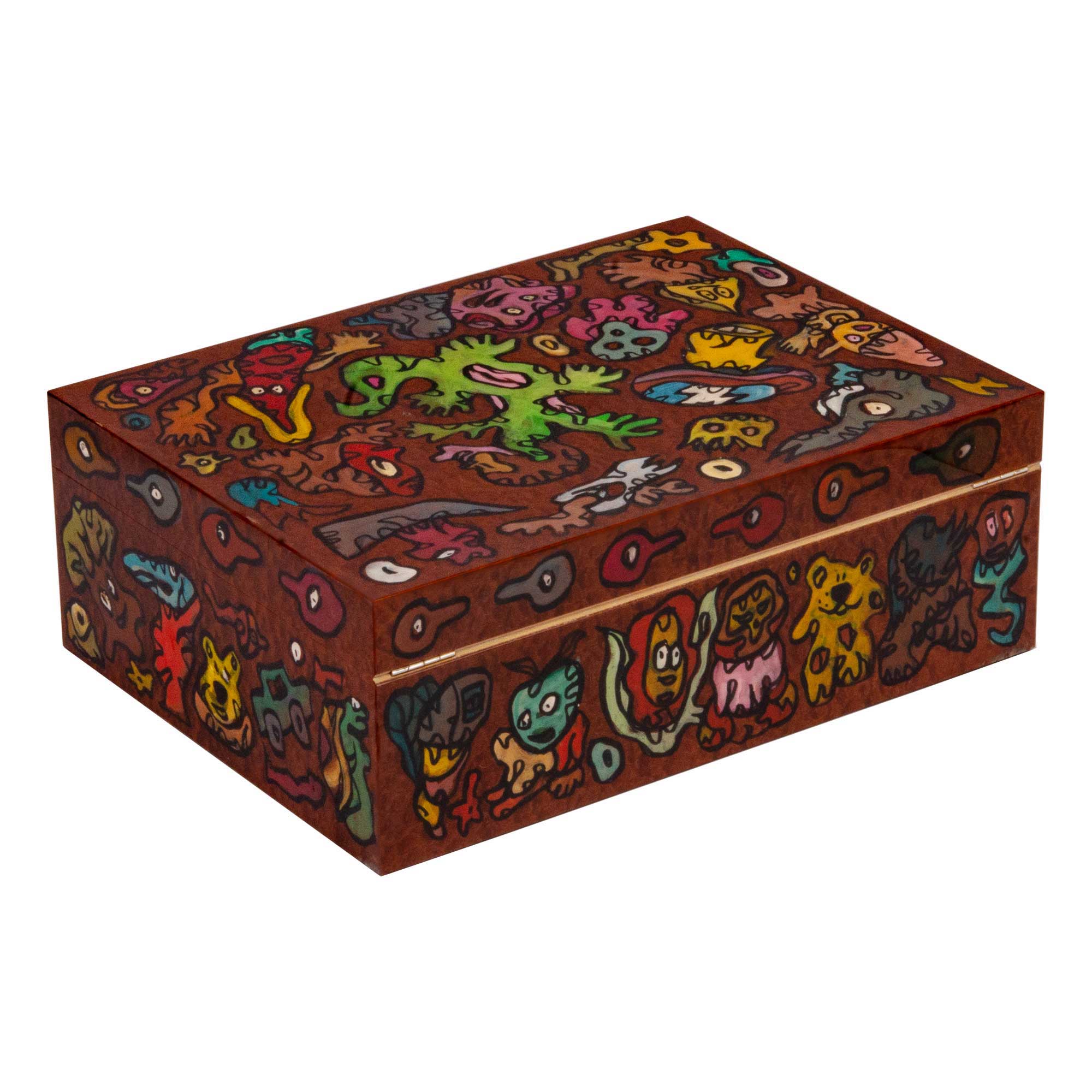 Coffret 200 cigares "Lost Dragon" par l'artiste Fabien Verschaere