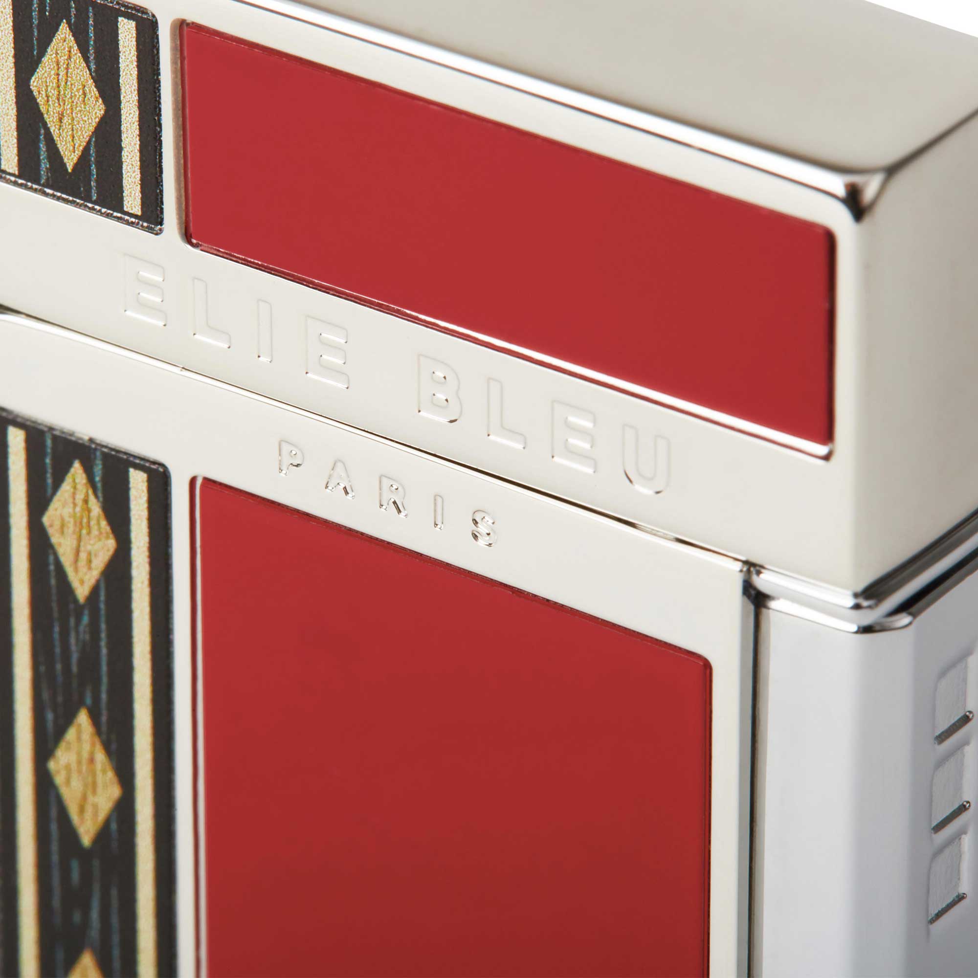 "Diamond Jetflame & Alba marquetry" - Pocket lighter