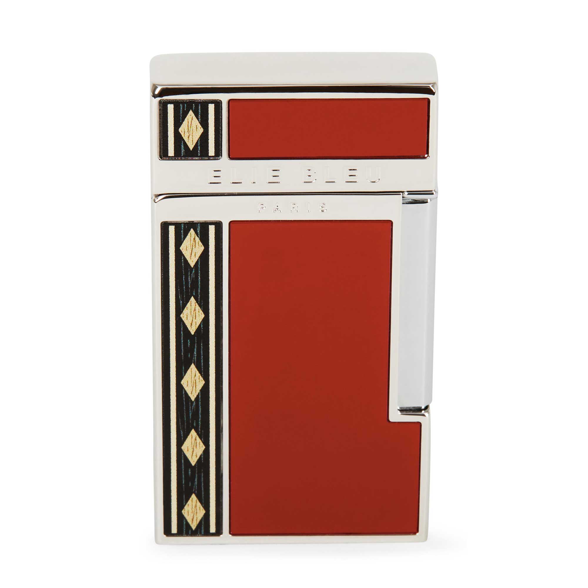 "Diamond Jetflame & Alba marquetry" - Pocket lighter