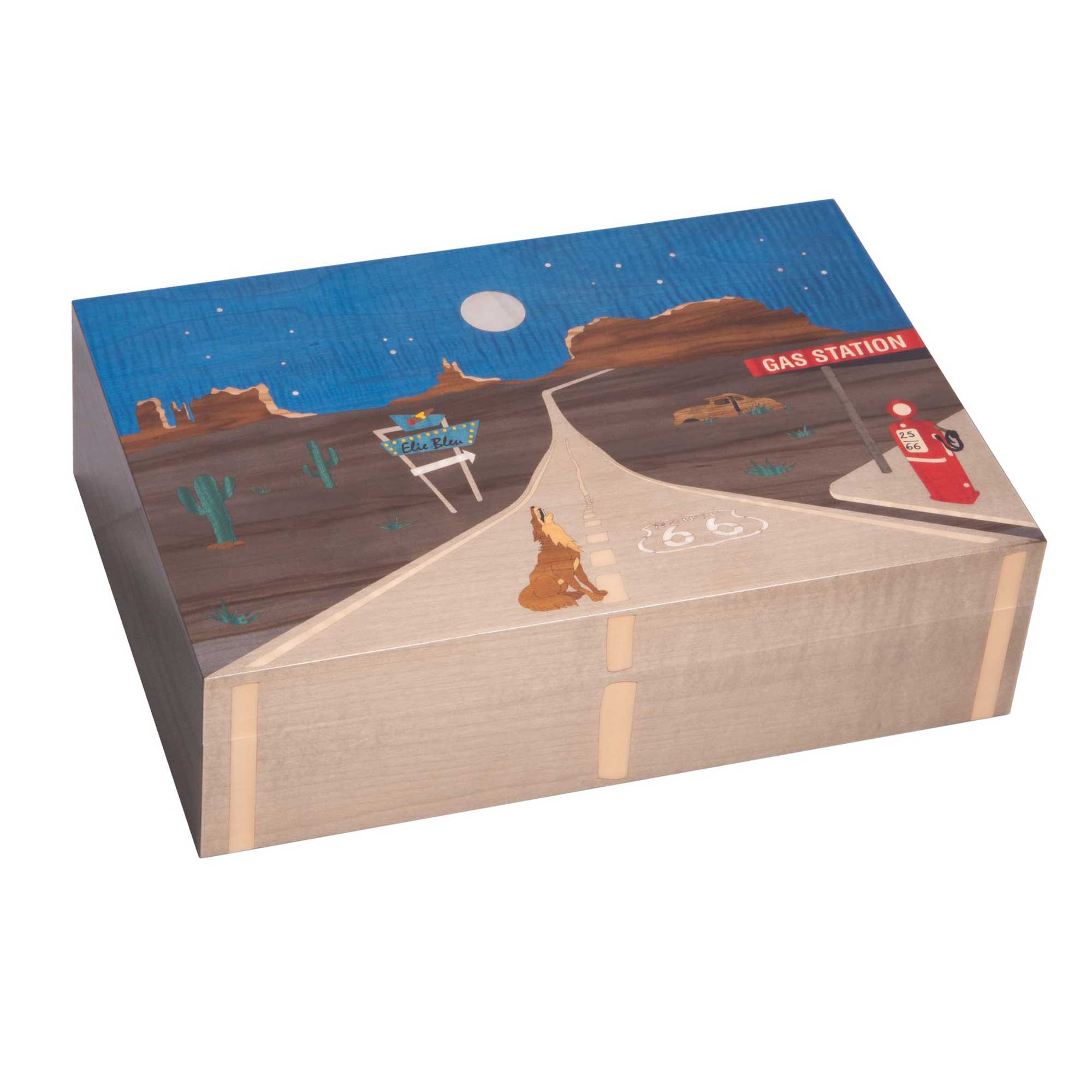 “Route 66 - Full Moon Night” – Humidor 110 Cigars 