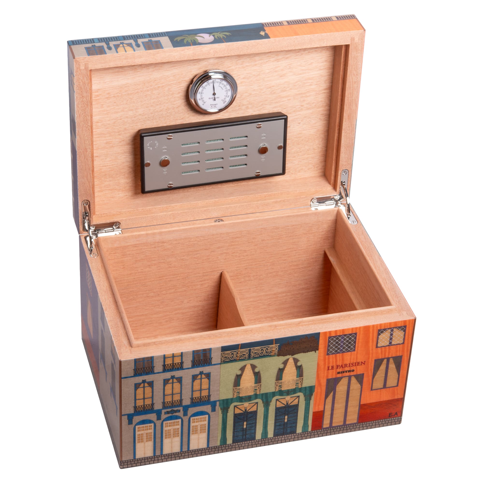 "Casa Cubana" Cigar Humidor - Le Parisien "By Night” - 75 cigars