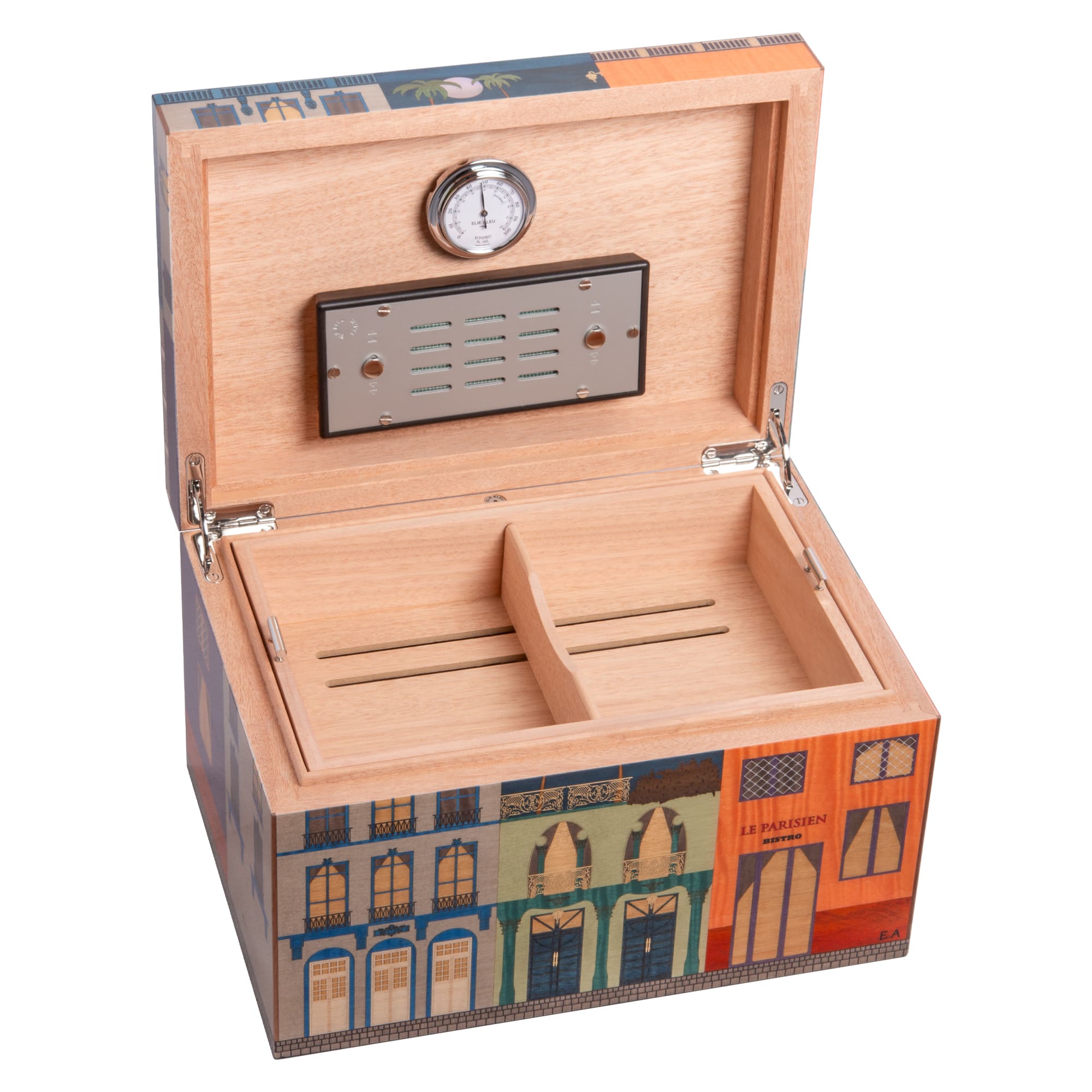 "Casa Cubana" Cigar Humidor - Le Parisien "By Night” - 75 cigars