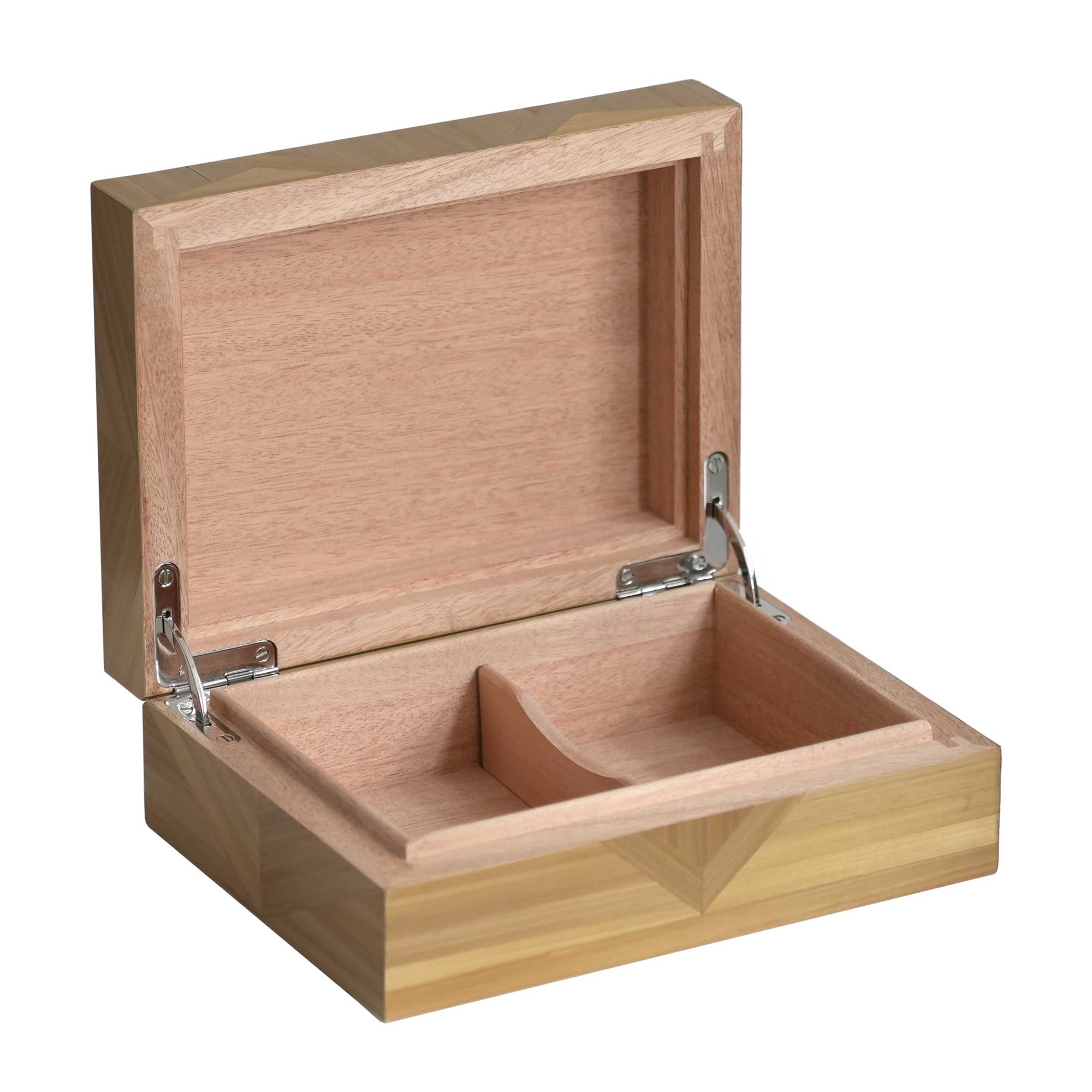 "Straw marquetry" - Cigarette case