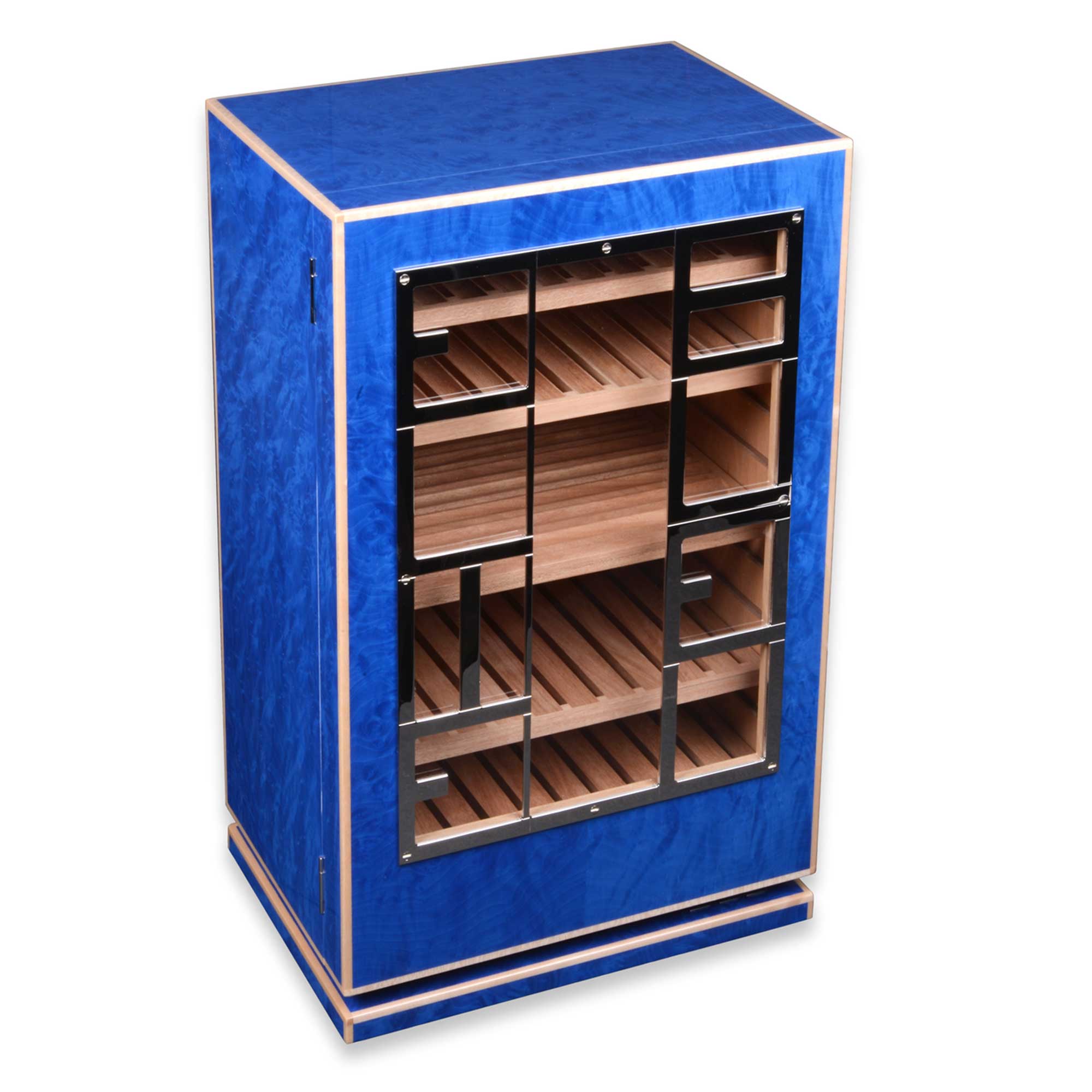"Classic Burl Wood" - Cabinet for 150 cigars