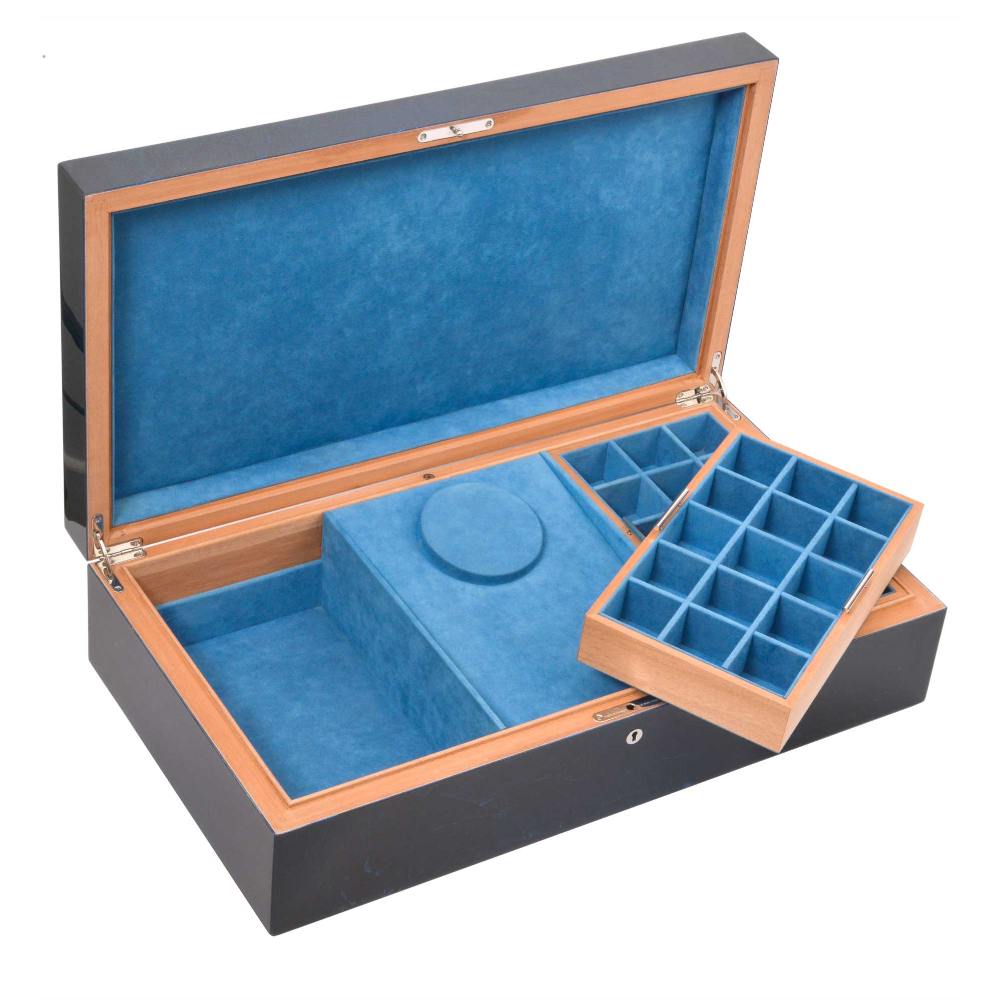 "Classic" - Jewelry Box - Blue Walnut Burl