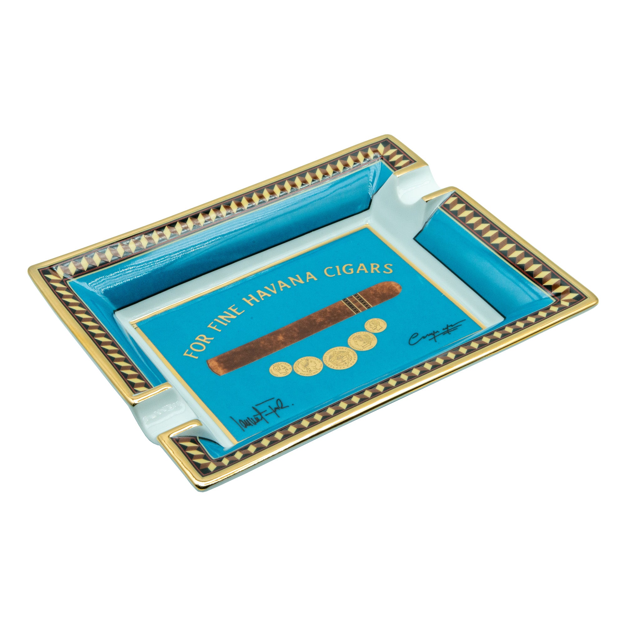 "Medal" - Porcelain Ashtray 