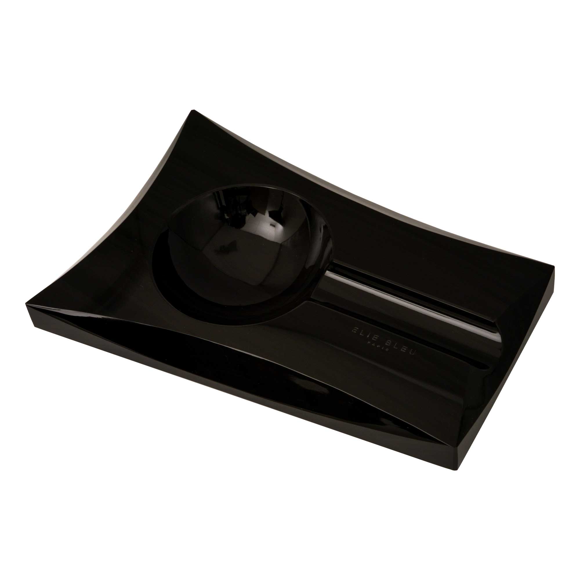 Cendrier “1 Cigare” en Obsidienne - Collection Vakar