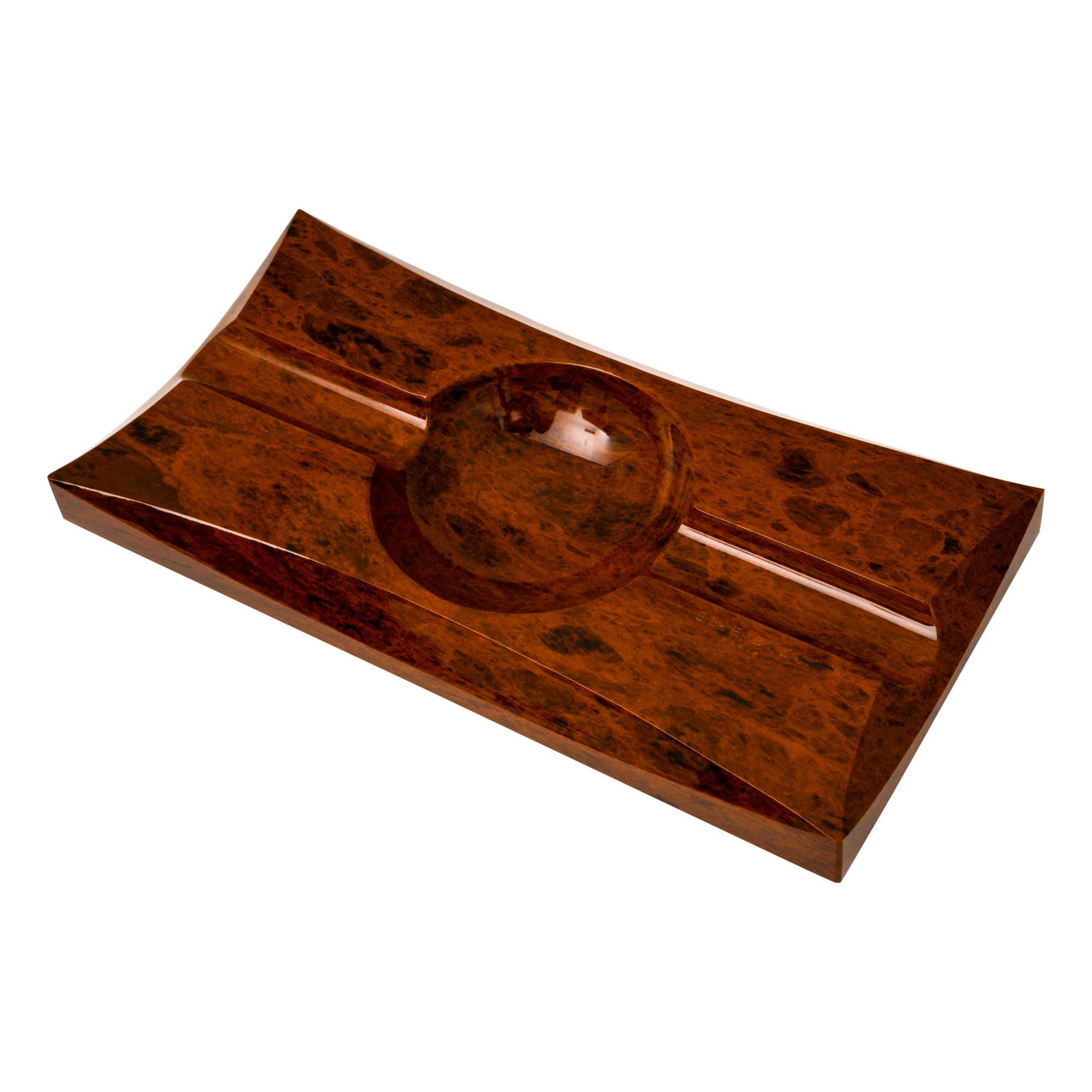 Cendrier “2 Cigares” en Obsidienne - Collection Vakar