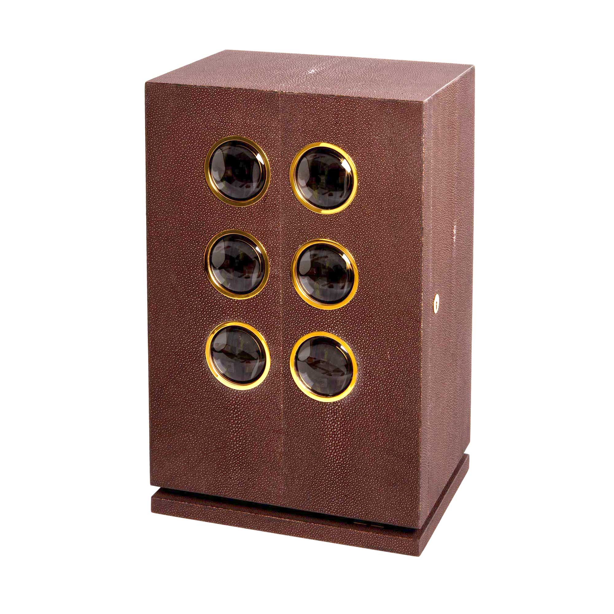 "Shagreen" - Watchwinder for 6 watches