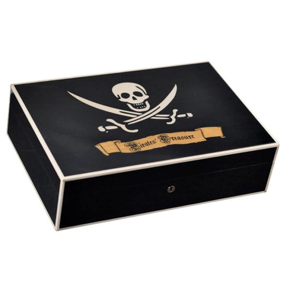 "Pirate" - Box of 9 watches and jewelry