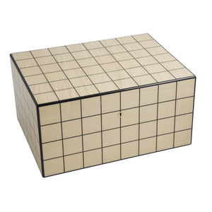 "Quadrillé" - Coffret à Bijoux taille 300 - Elie Bleu