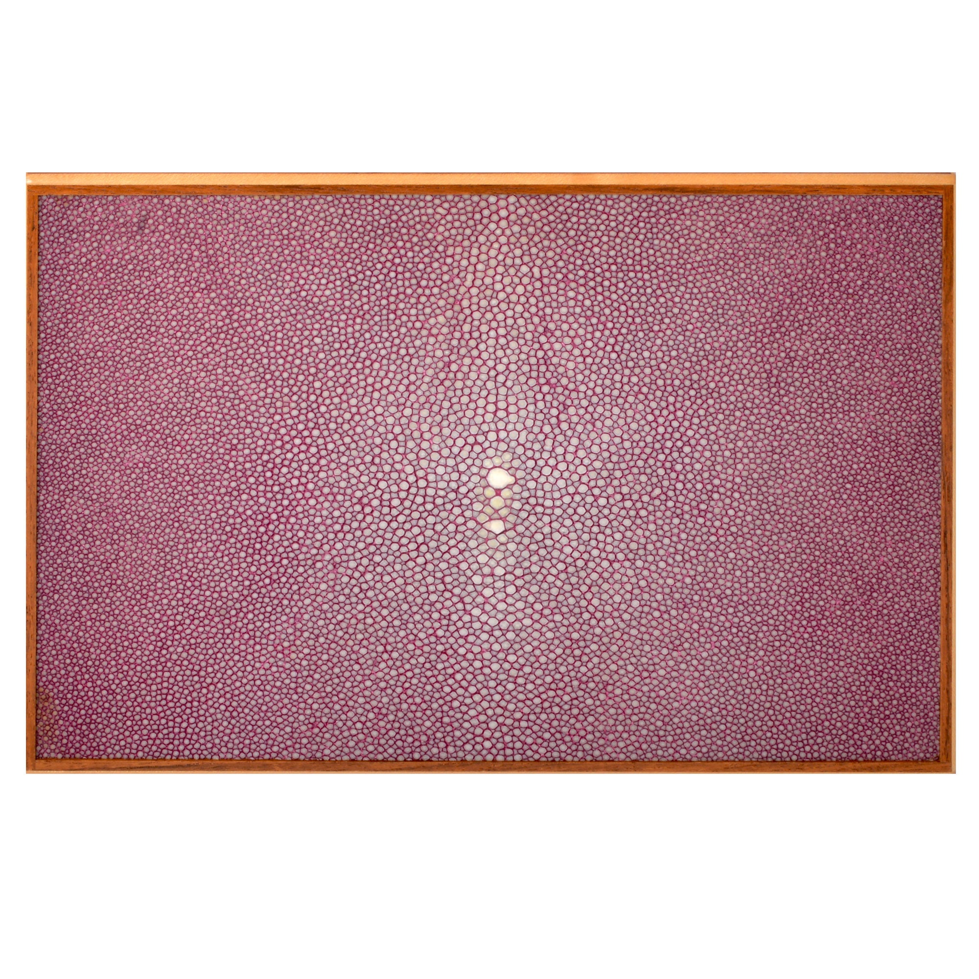 "Galuchat" - Coffret pour 20 bagues ou 20 paires de Boutons de Manchette