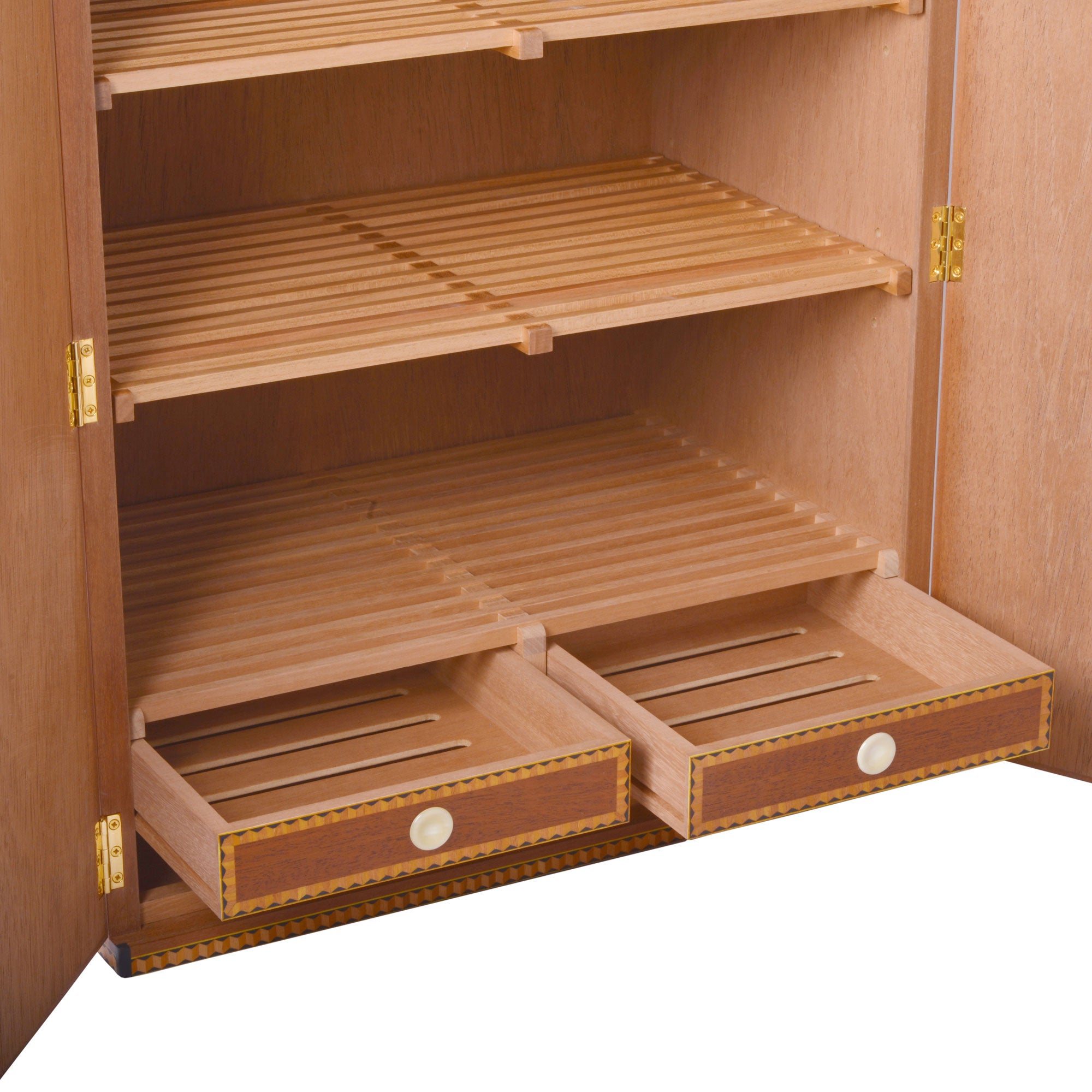 "Acajou & Marqueterie" - Cabinet 600 cigares