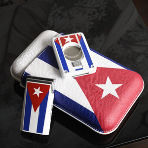 Coupe-Cigare - Double Lame Cuban Flag