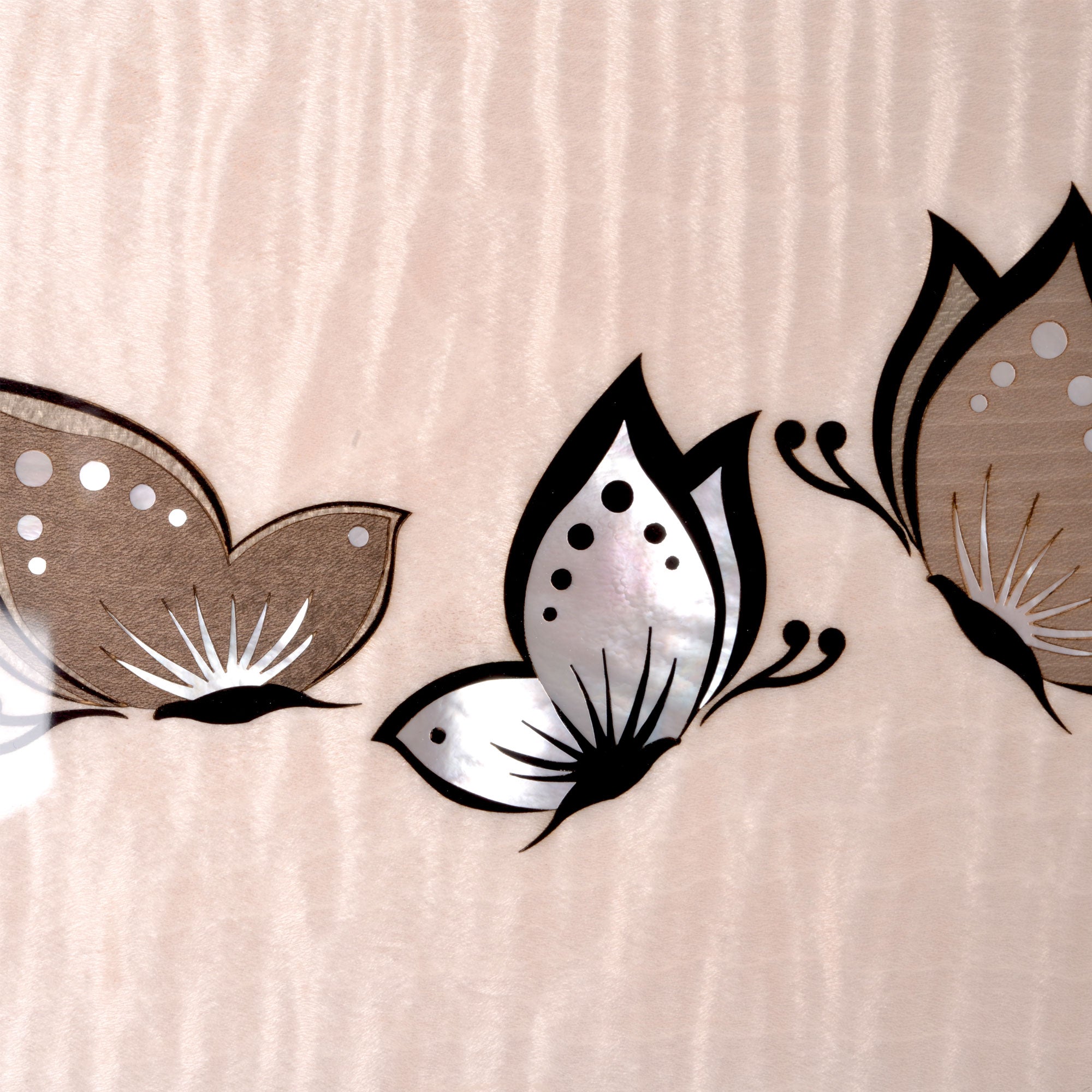 "Papillons" - Coffret à Bijoux en marqueterie de nacre