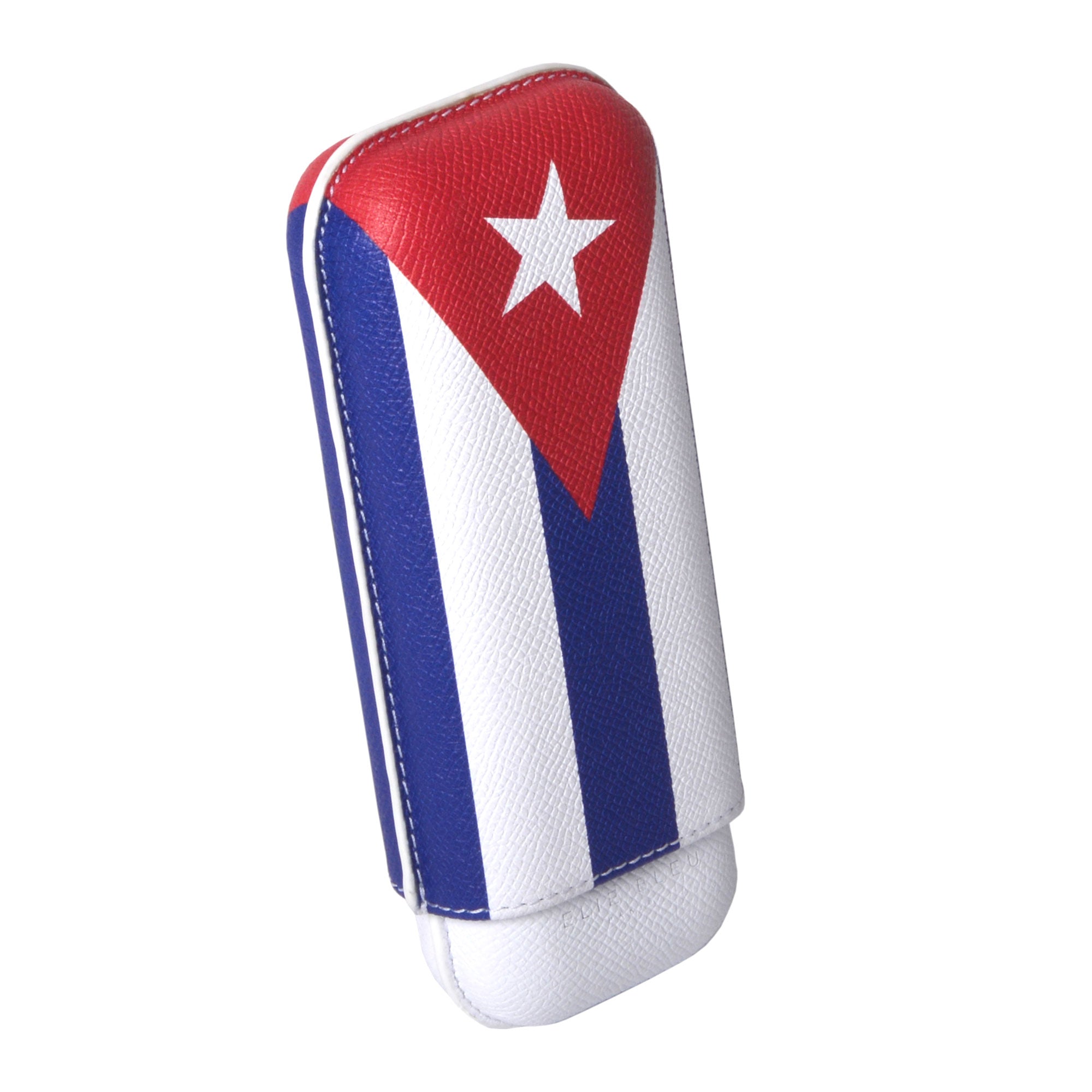 Cuban Flag Cigar Case - 2 Cigars caliber 27
