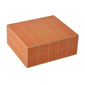 "Quadrillé" - Orange - Coffret 6 montres
